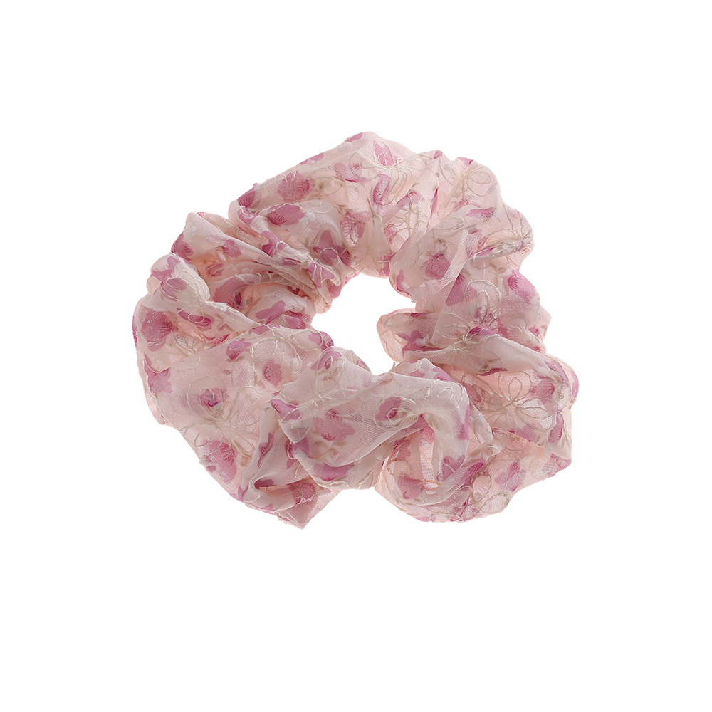 Small flowers scrunchie