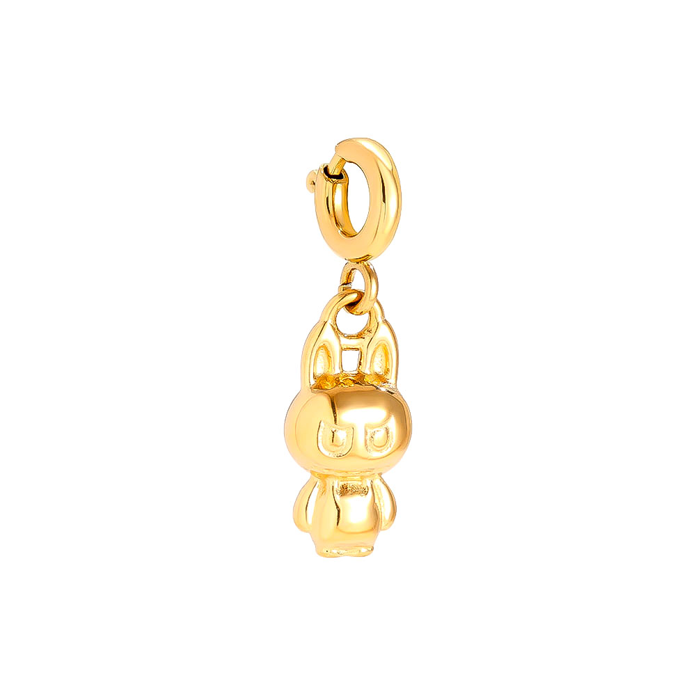 Stainless steel pendant 1.5cm Spring Clasp Bubu
