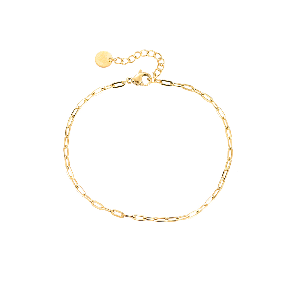 Stainless steel bracelet Elongated Link