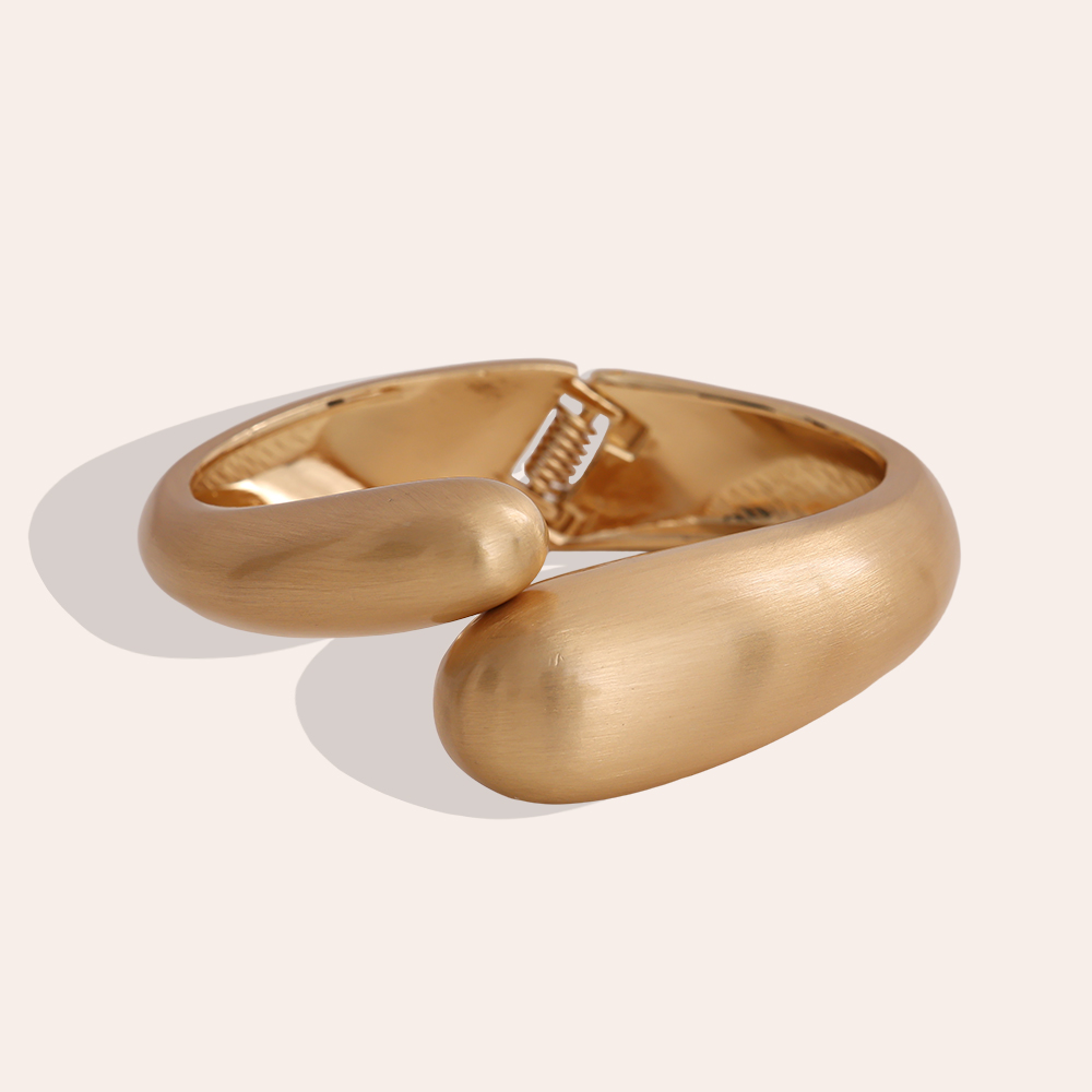 6.5cm three colours warm-hug brass bangle