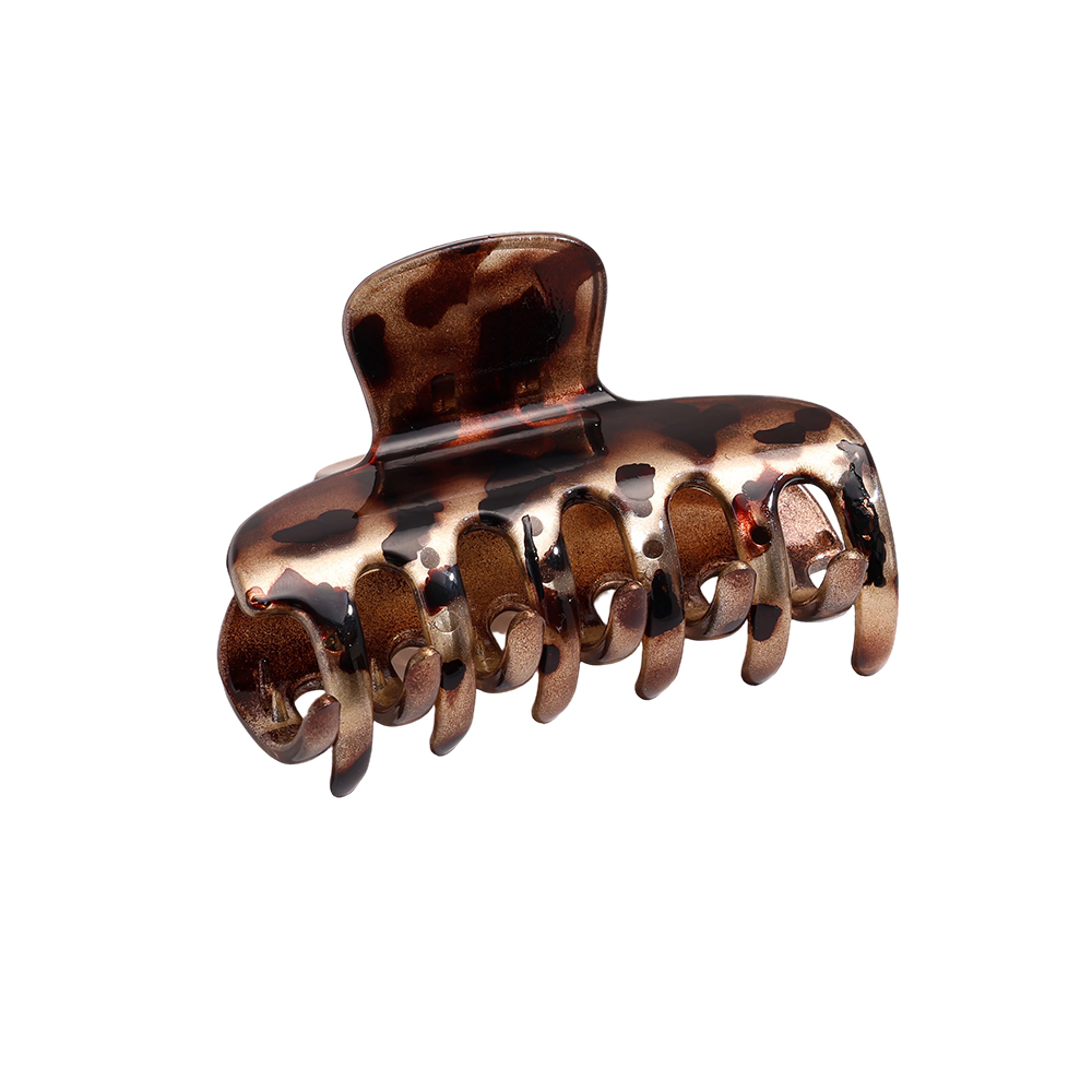 8.5cm leopard-print hair clip  