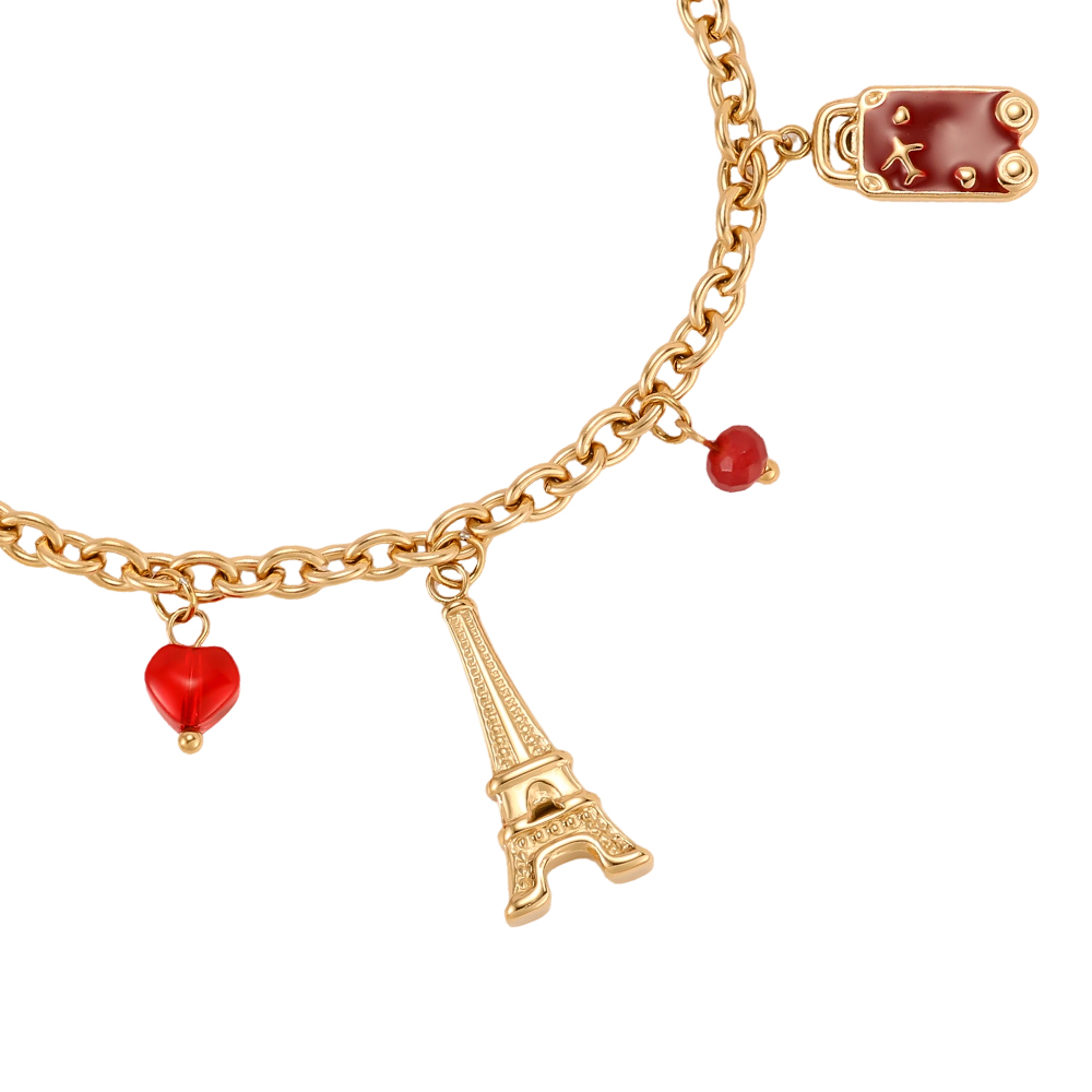 17cm stainless steel bracelet – Voyage Eiffel Tower