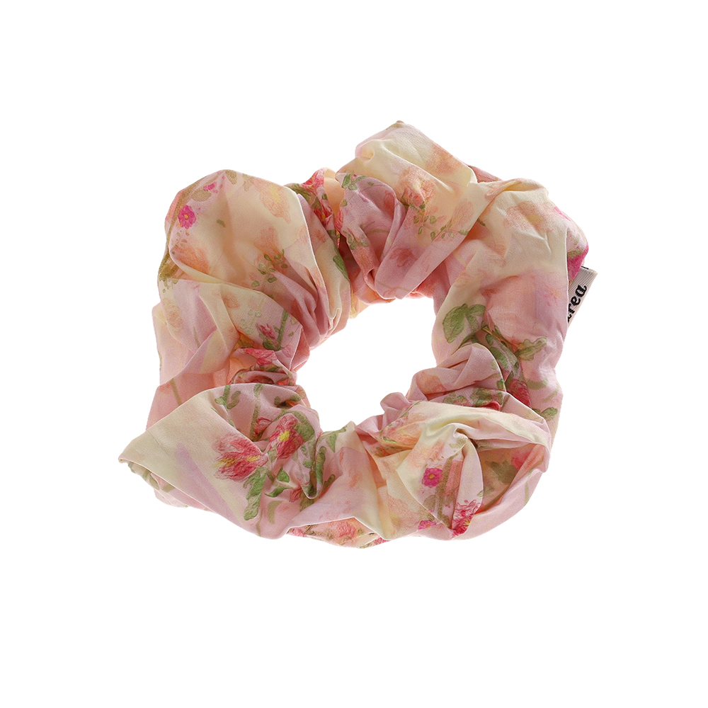 13*75mm Colourful flowers scrunchie 