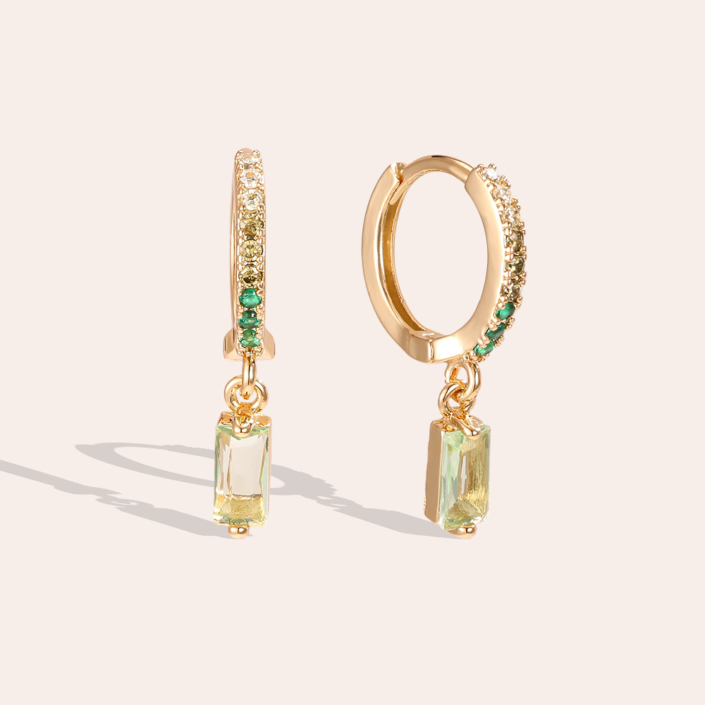 24mm Gold-plated Dakota Cube Earring 