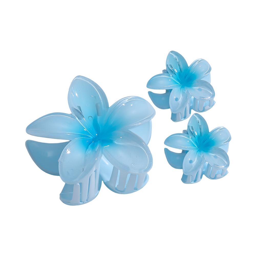 Hibiscus Flower hair clip set