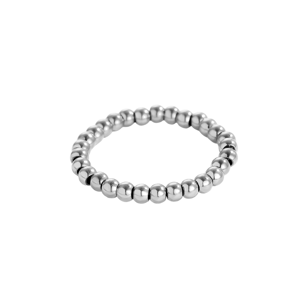 Stainless steel ring 2mm lenses Elastic