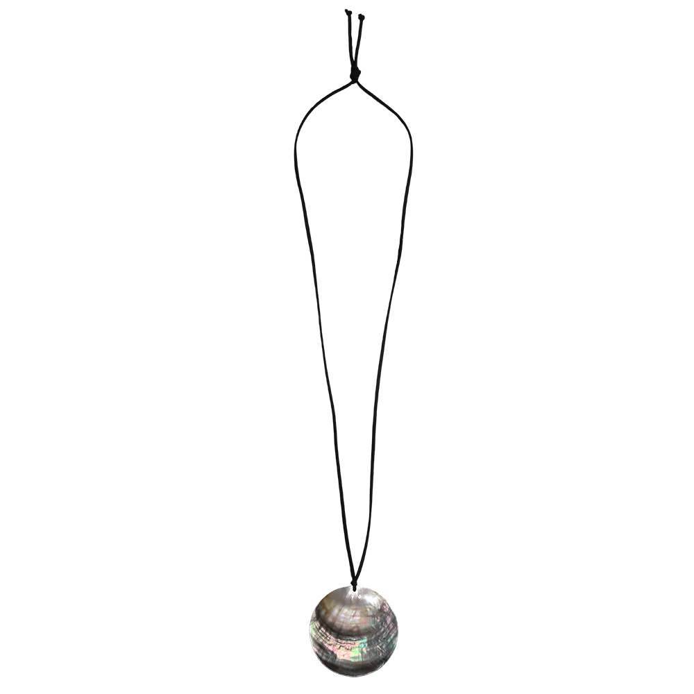 90cm mother-of-pearl polyester cord necklace