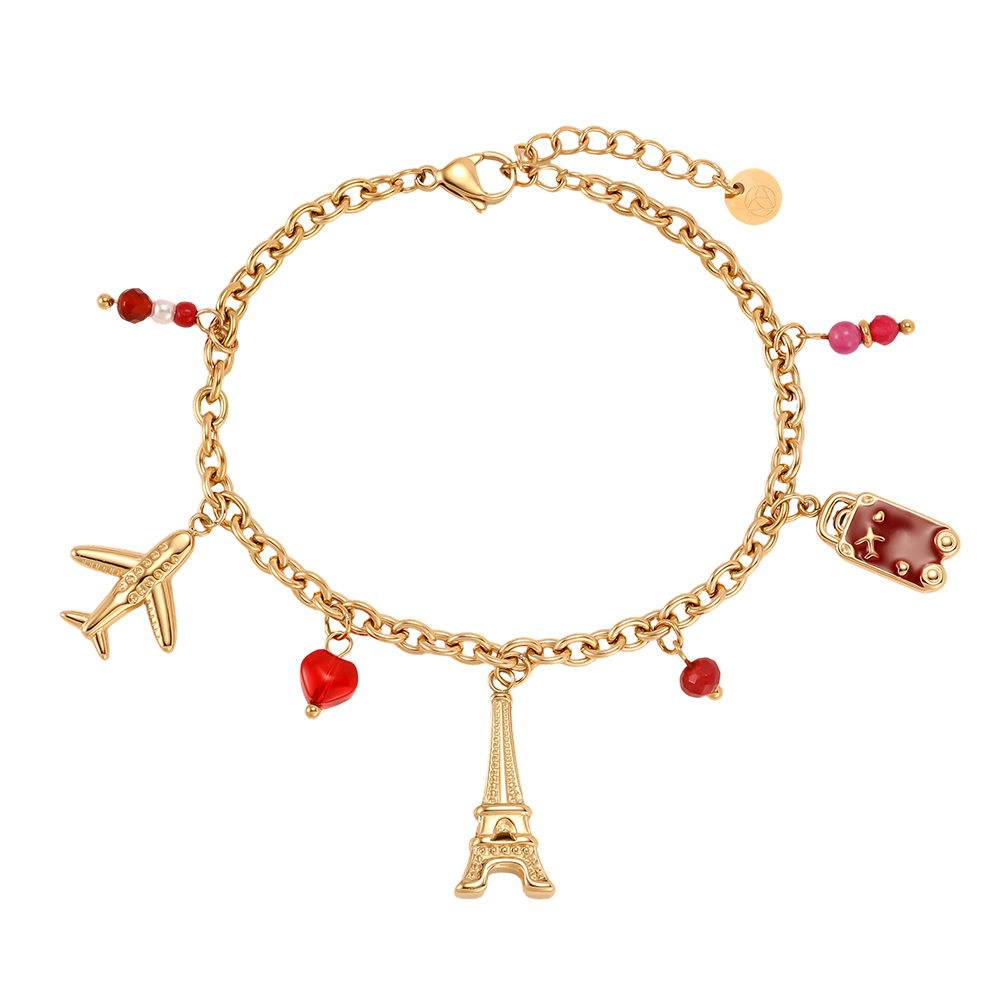 17cm stainless steel bracelet – Voyage Eiffel Tower