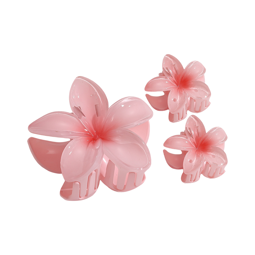 Hibiscus Flower hair clip set