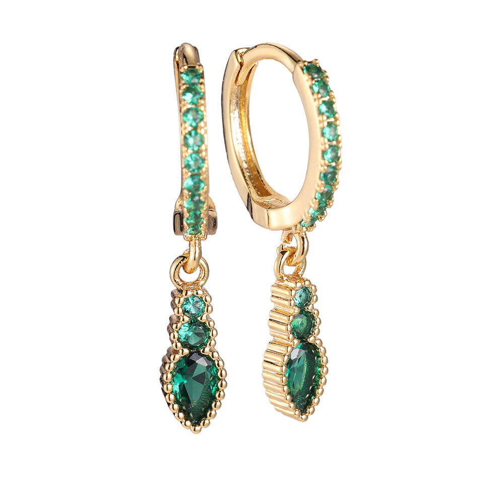 Gold-plated Diamond Lightbulb earrings