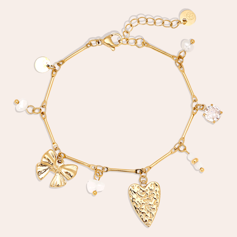 Stainless steel bracelet 17cm Some Nice Charms