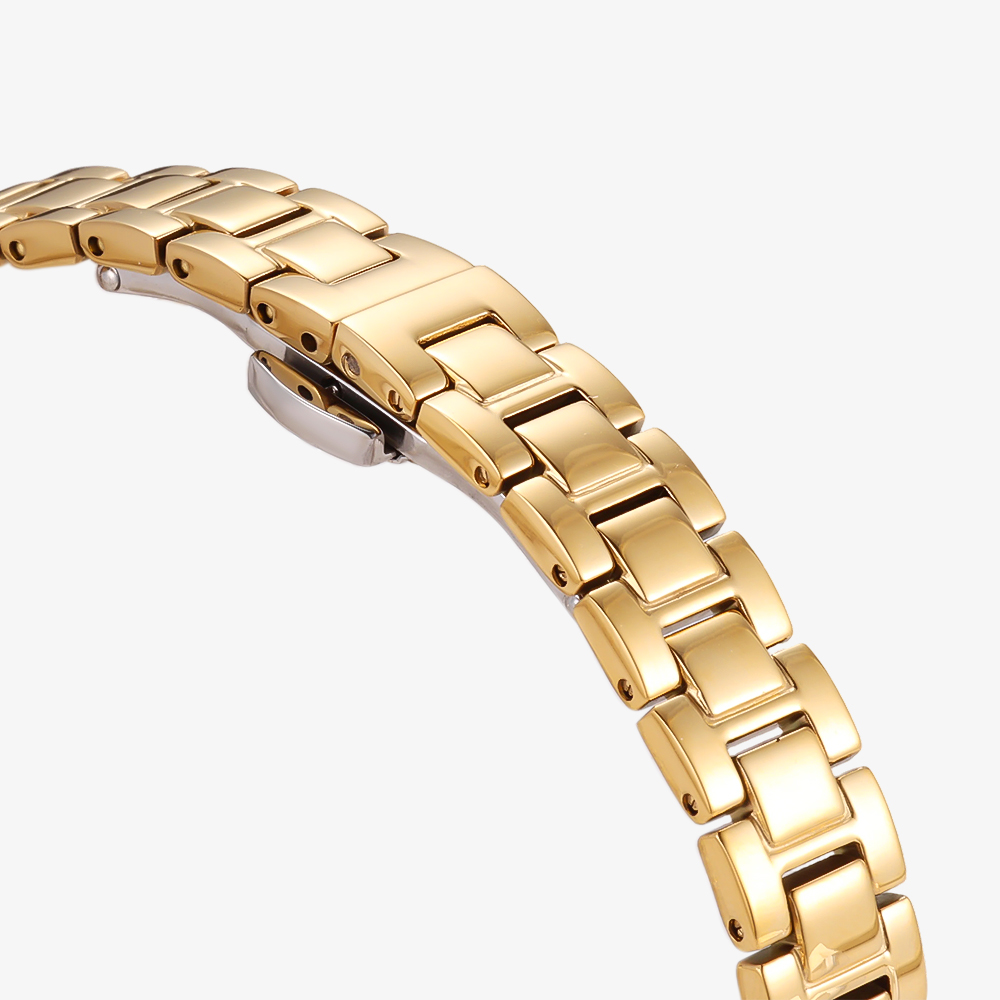 Stainless steel tonneau watch