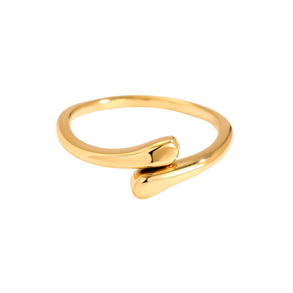 Stainless steel ring Tiny Drops