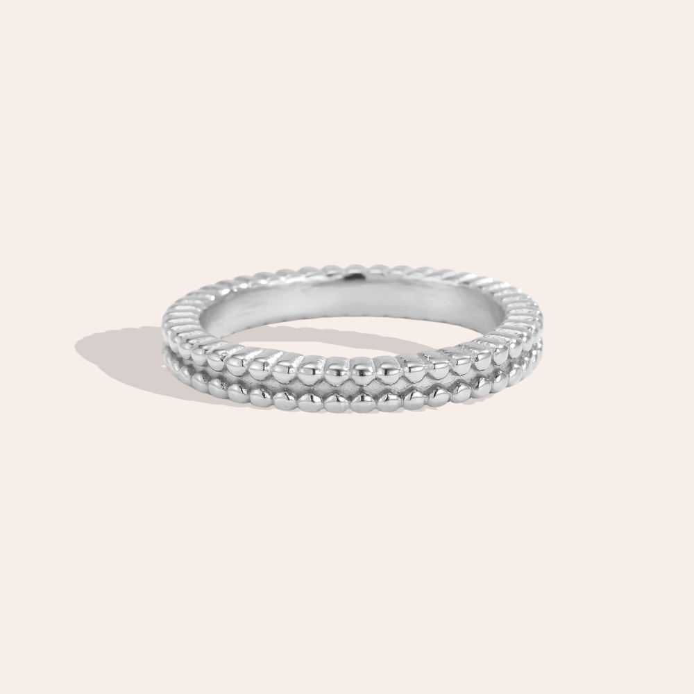 Stainless Steel Ring – Adjustable Mini Dot