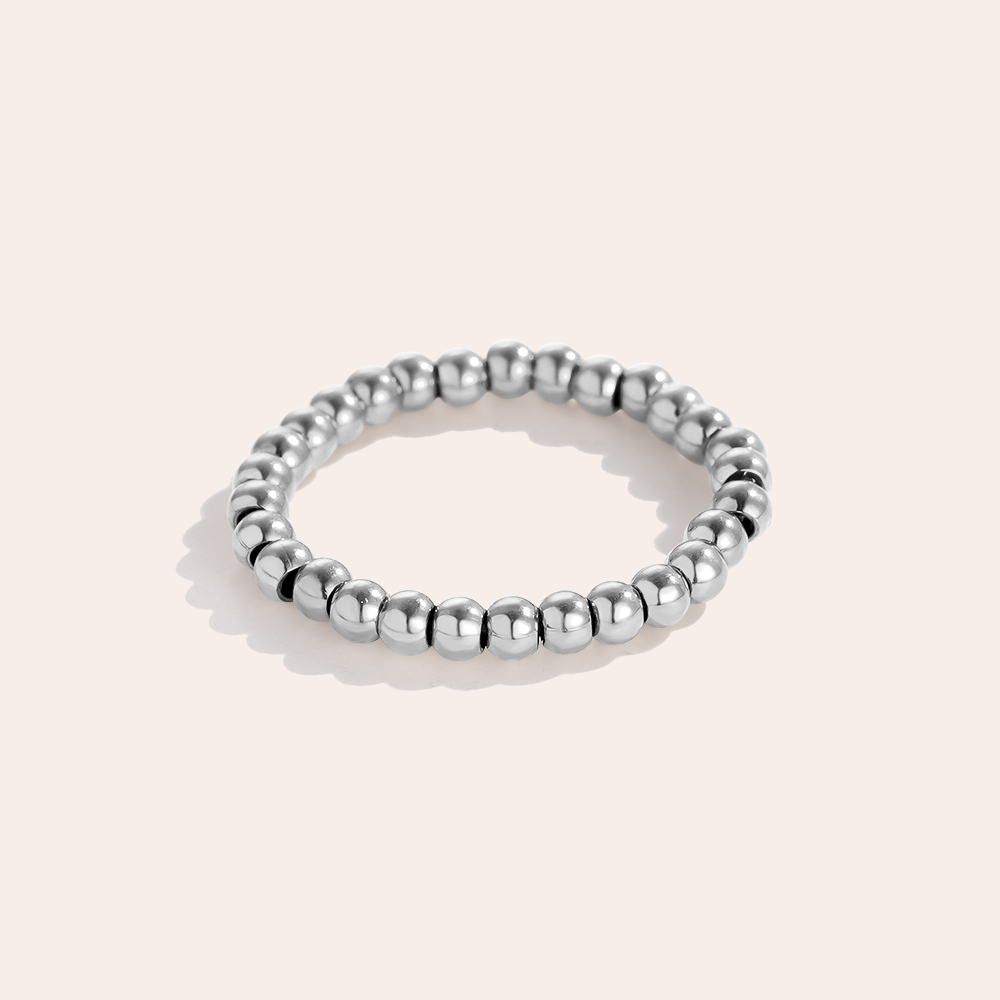 Stainless steel ring 2mm lenses Elastic