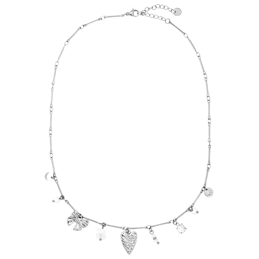 Stainless steel necklace 43cm Some Nice Charms