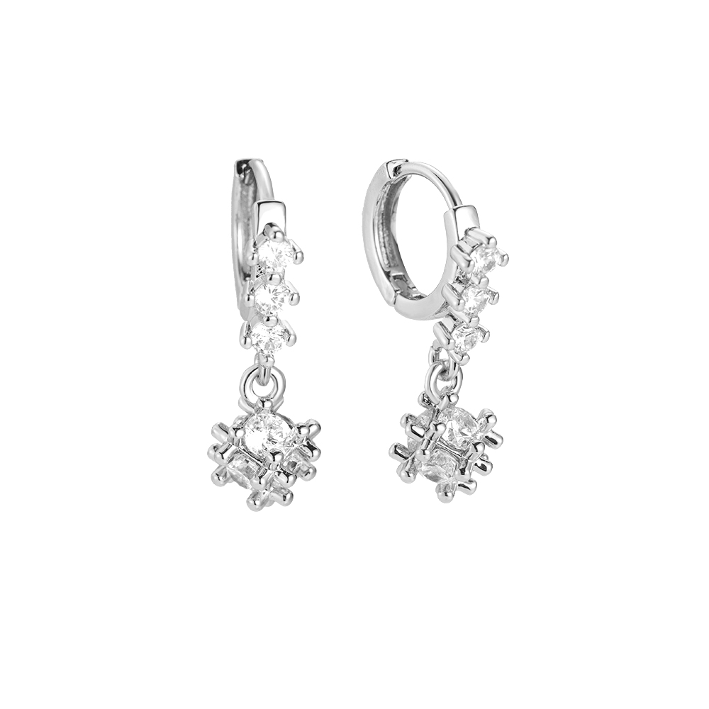 Elegance Diamond Gold-plated Creole