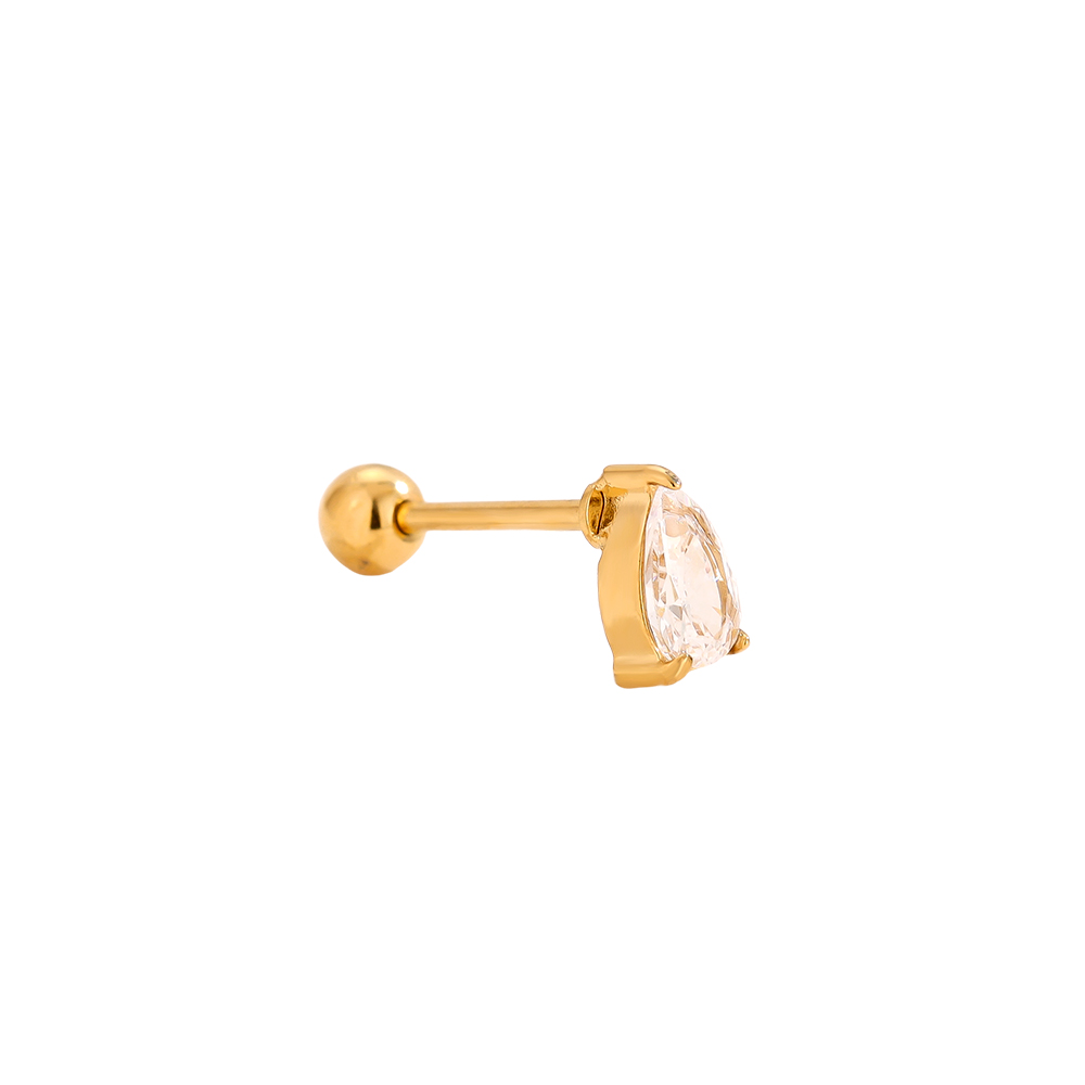 Stainless steel piercing 6mm Mini Diamond Drop