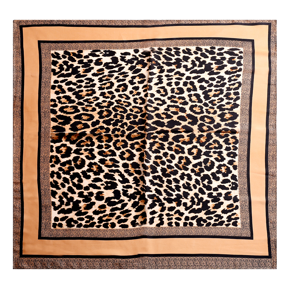 68*68cm Nice Leopard Print Scarf