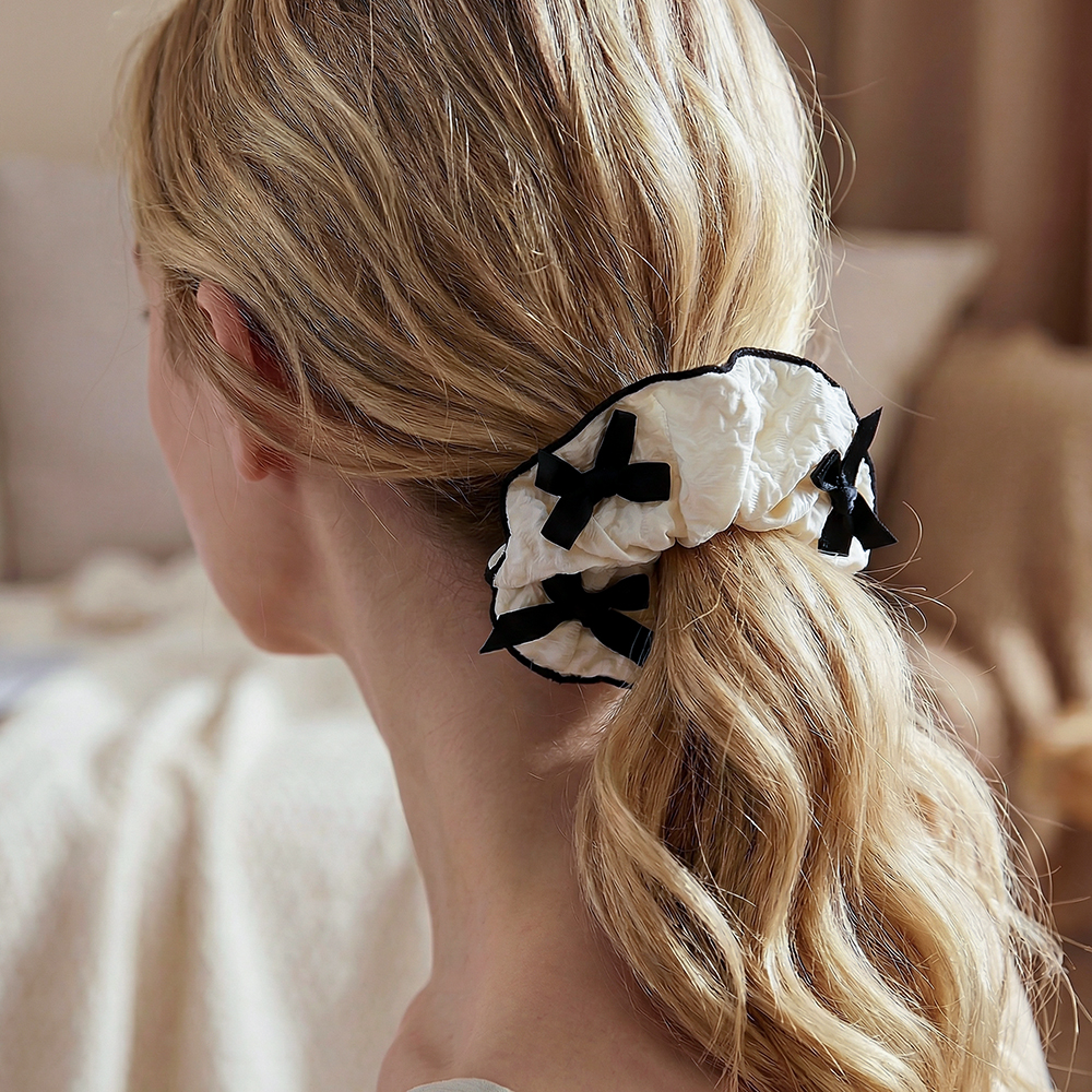 12*45mm bow scrunchie