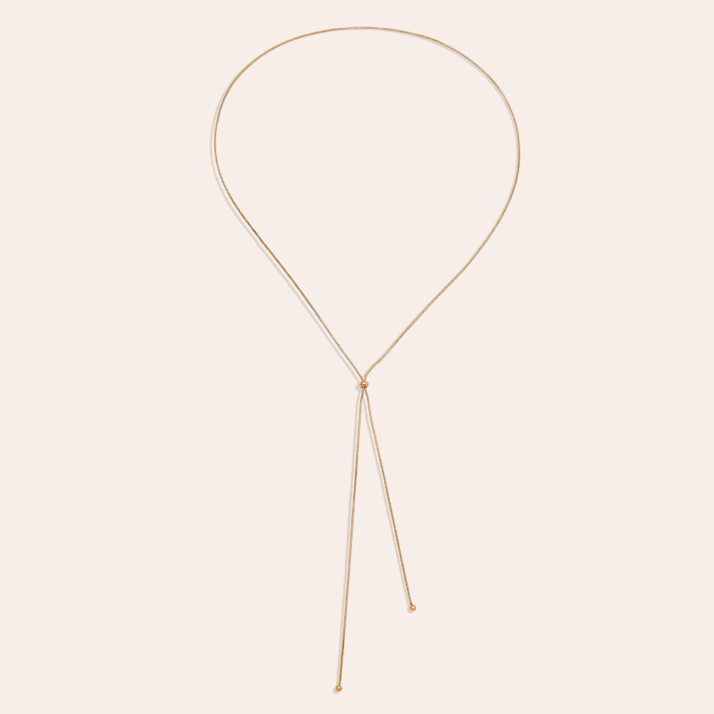 Stainless steel necklace 90cm Adjustable Chain