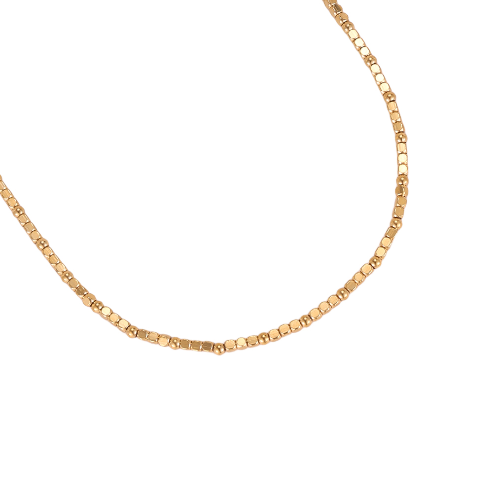 40cm plain stainless steel necklace