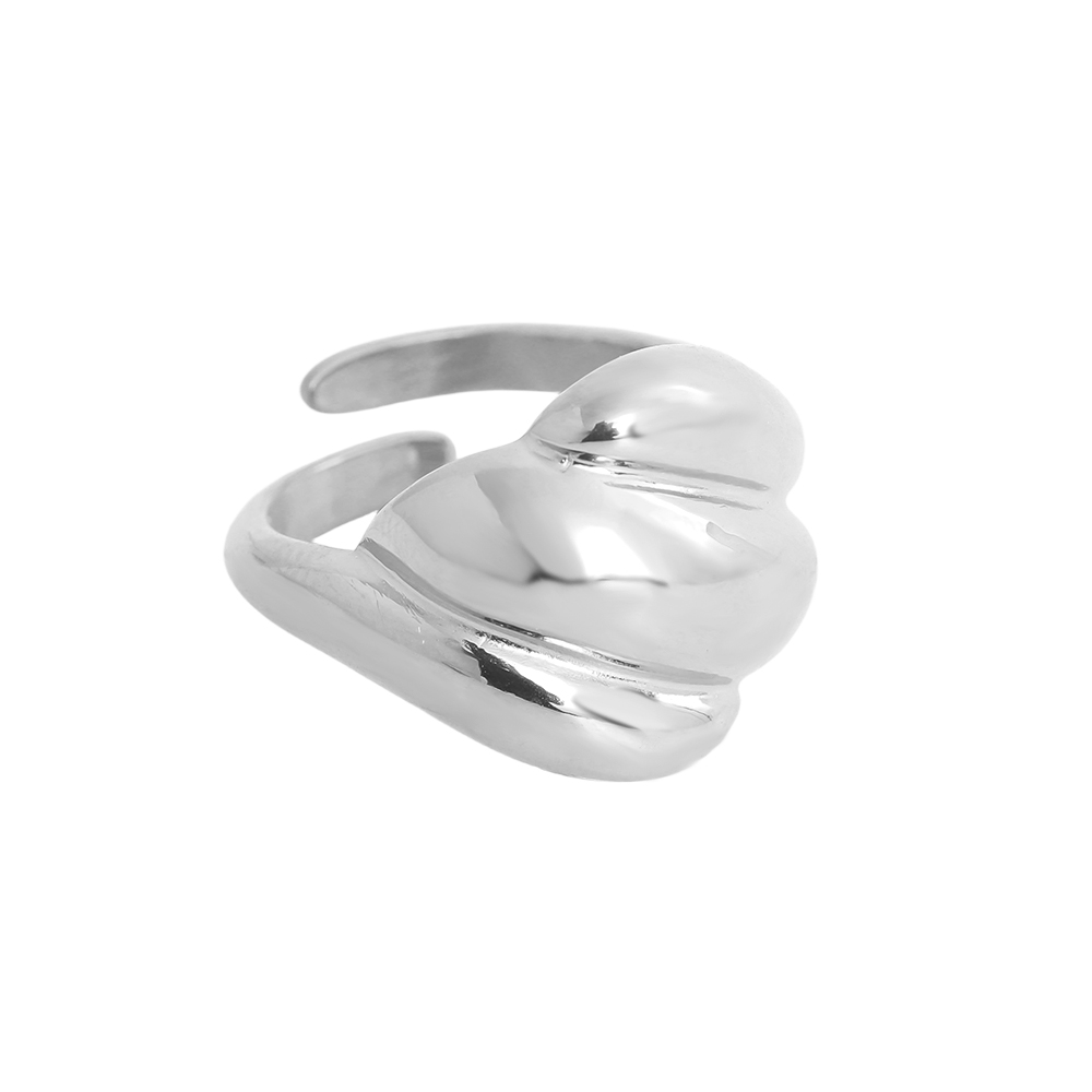 Stainless steel ring Adjustable three strong lines