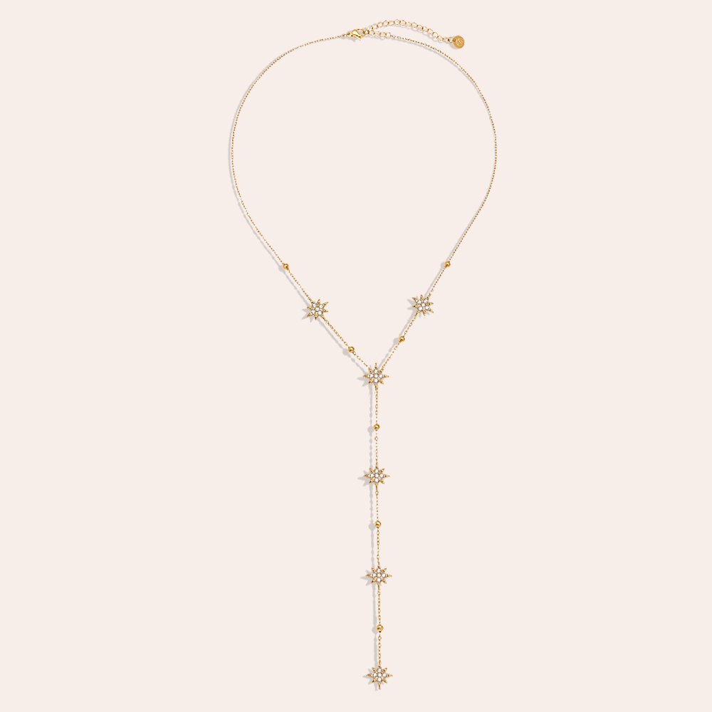 Stainless steel necklace 39cm Diamond Mini Deco