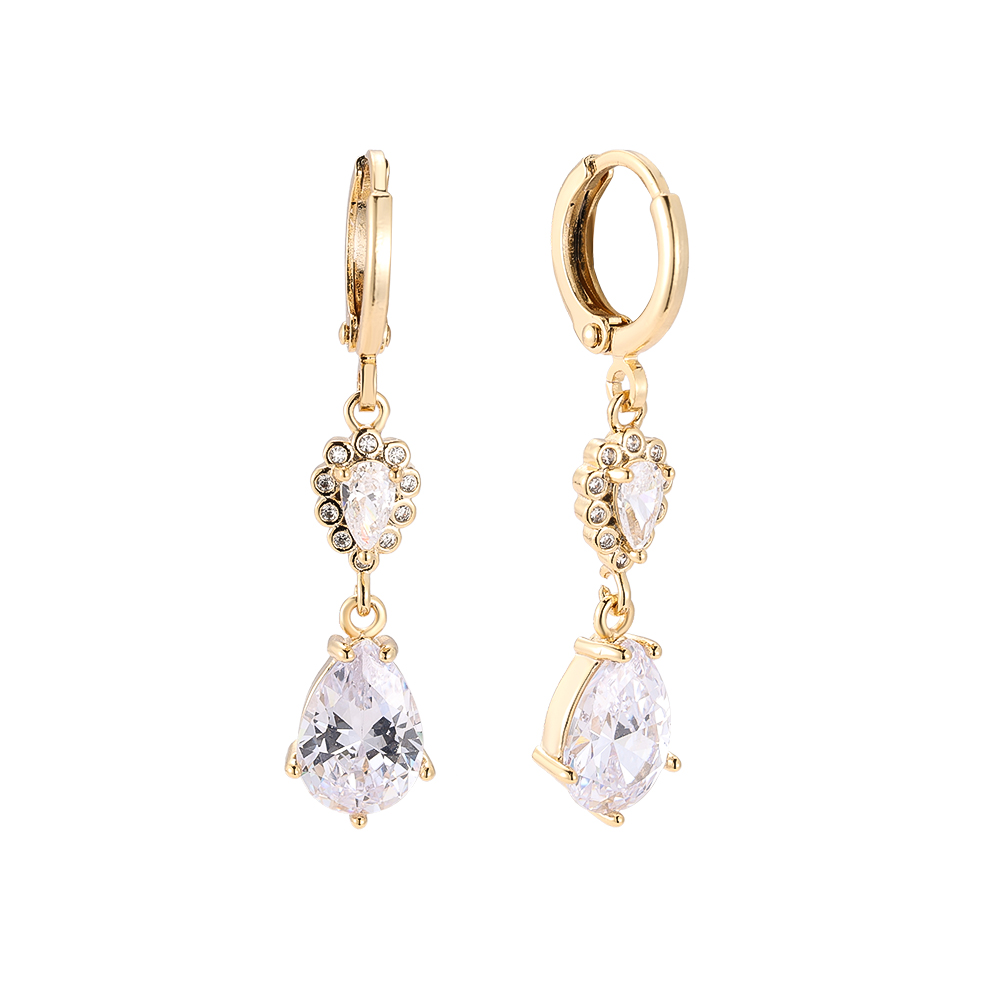 Gold-plated Shield &amp; Coat of Arms earrings