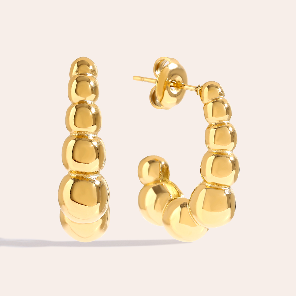 Stainless steel earrings Dot Jack