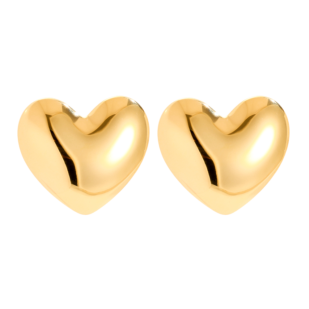 Stainless steel earrings 25mm Right Heart