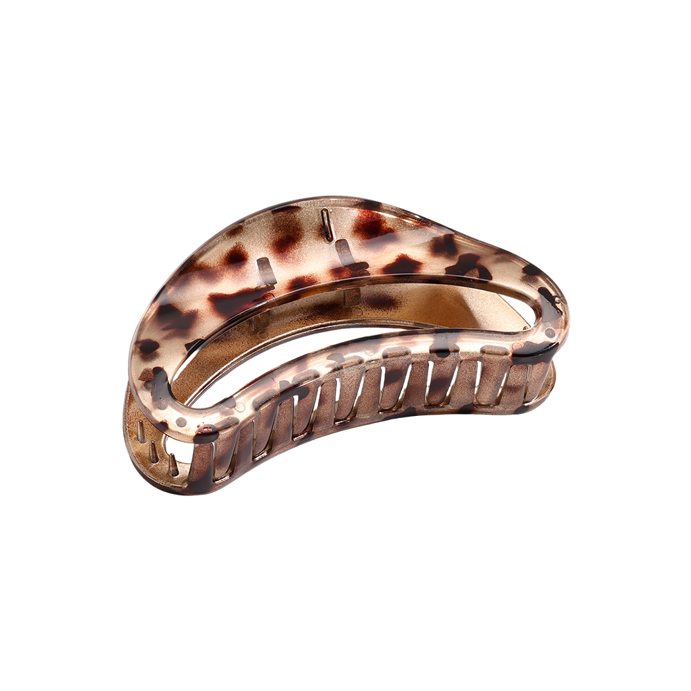 12cm leopard-print hair clip   
