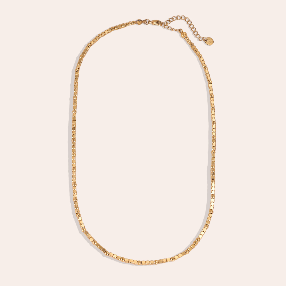 40cm plain stainless steel necklace