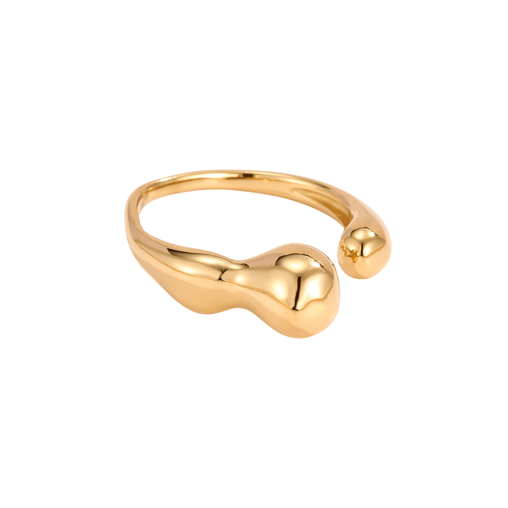 Stainless Steel Adjustable Bone-Shaped Ring