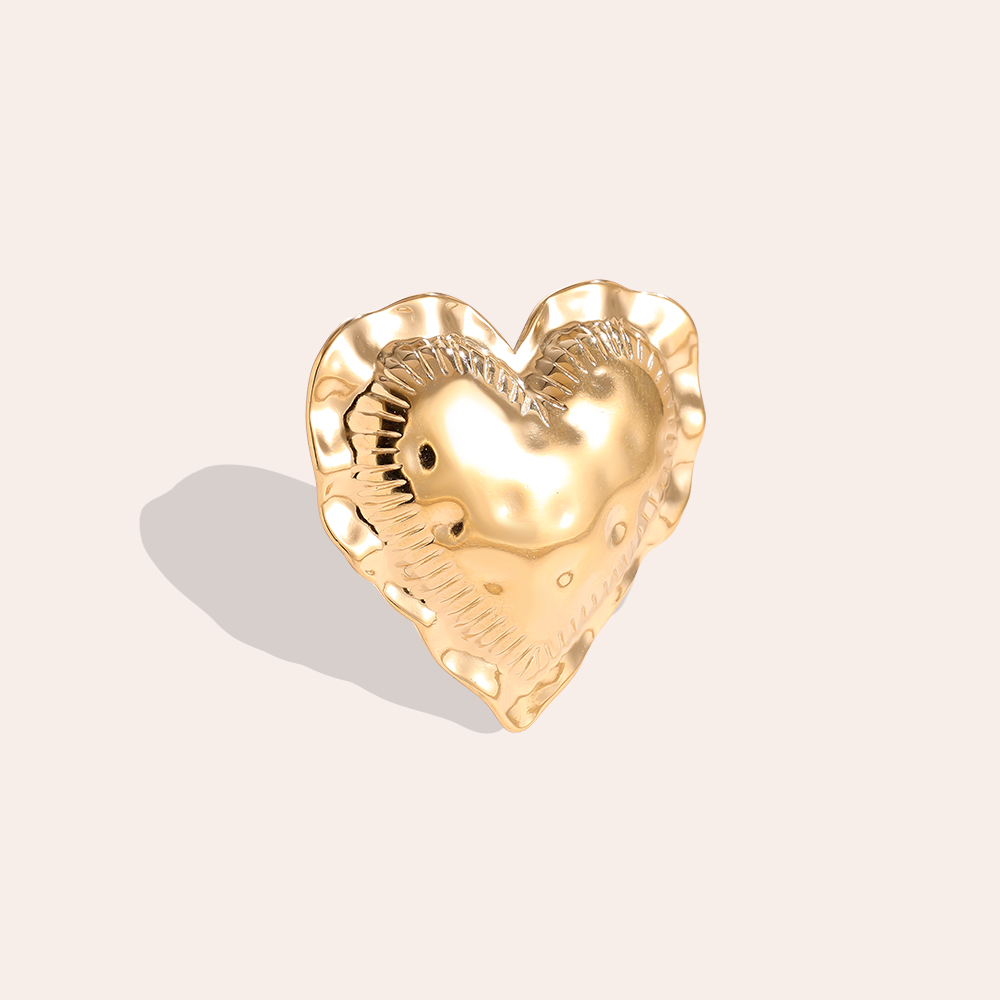 Stainless steel ring Great Heart