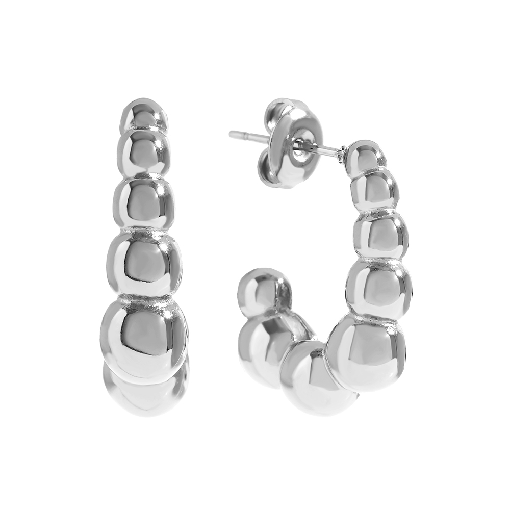 Stainless steel earrings Dot Jack