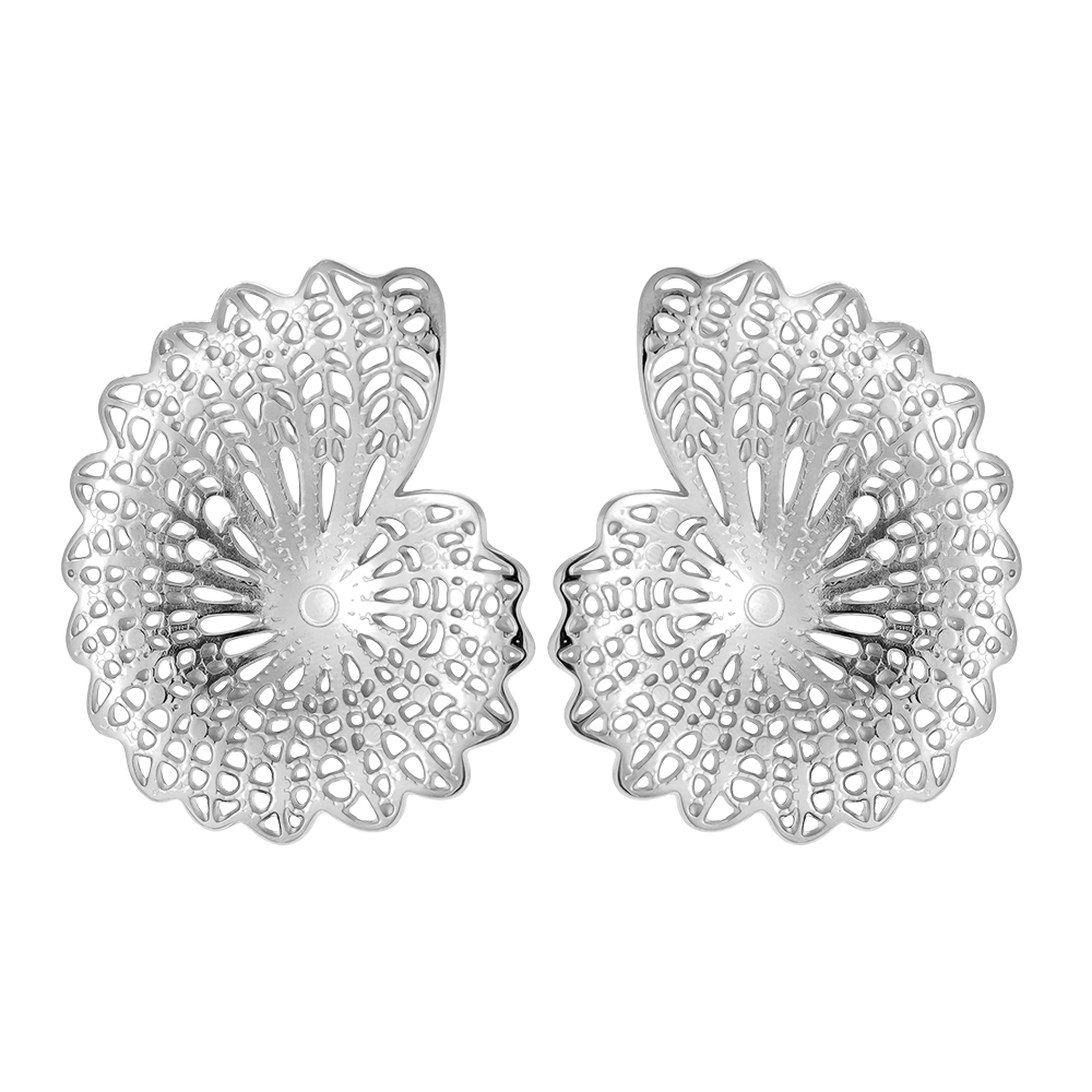 Stainless steel earrings 45mm Nice Conch
