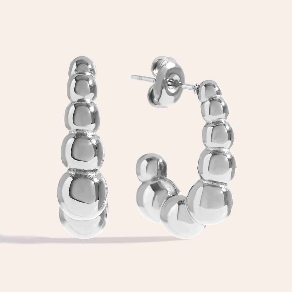 Stainless steel earrings Dot Jack