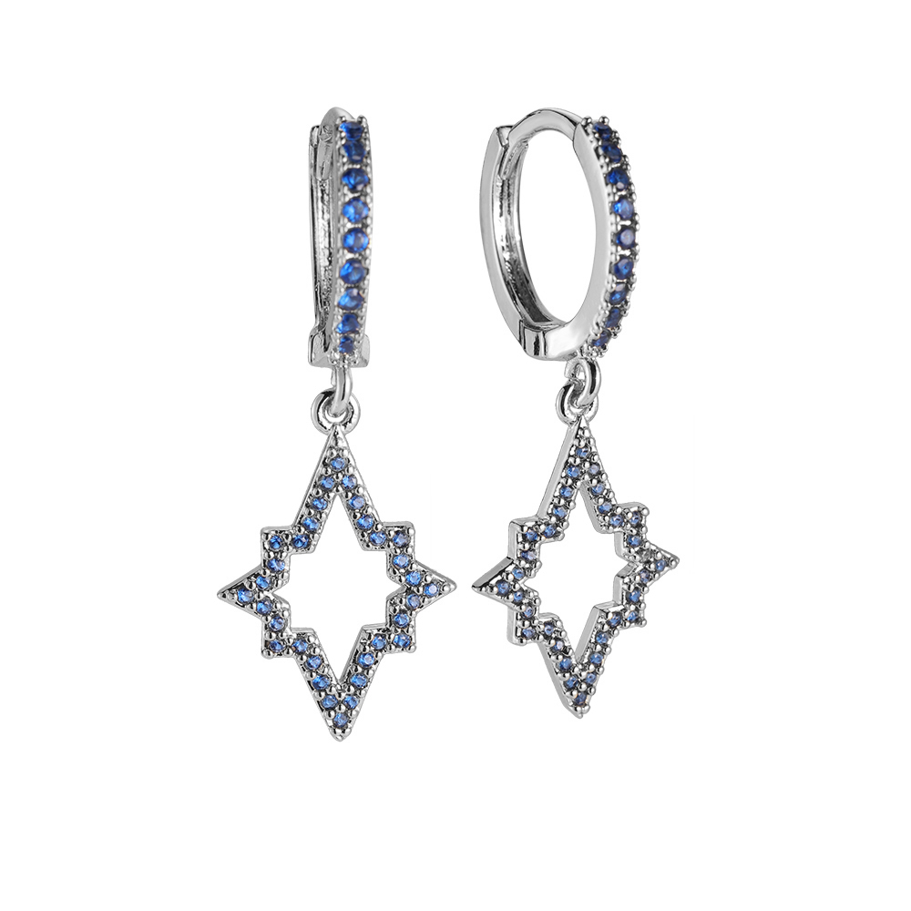 Gold-plated Spark Star Sparkle earrings