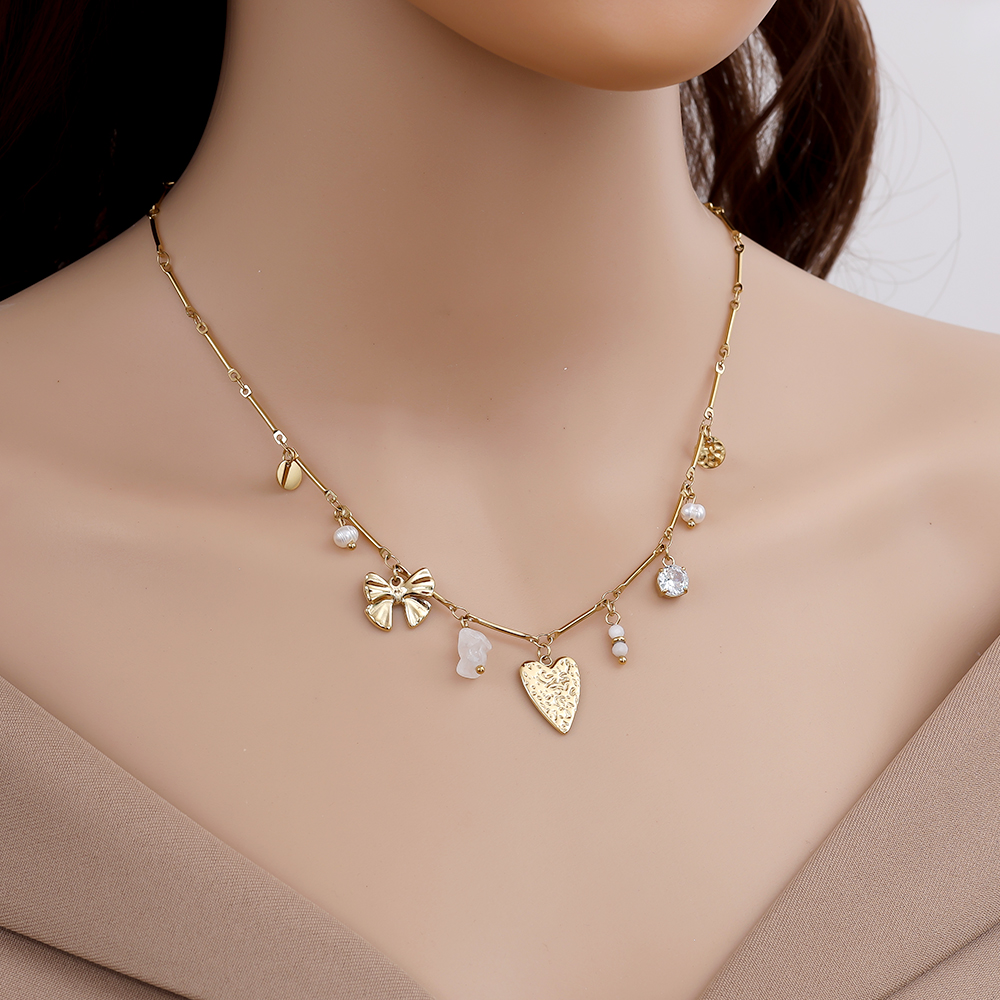 Stainless steel necklace 43cm Some Nice Charms