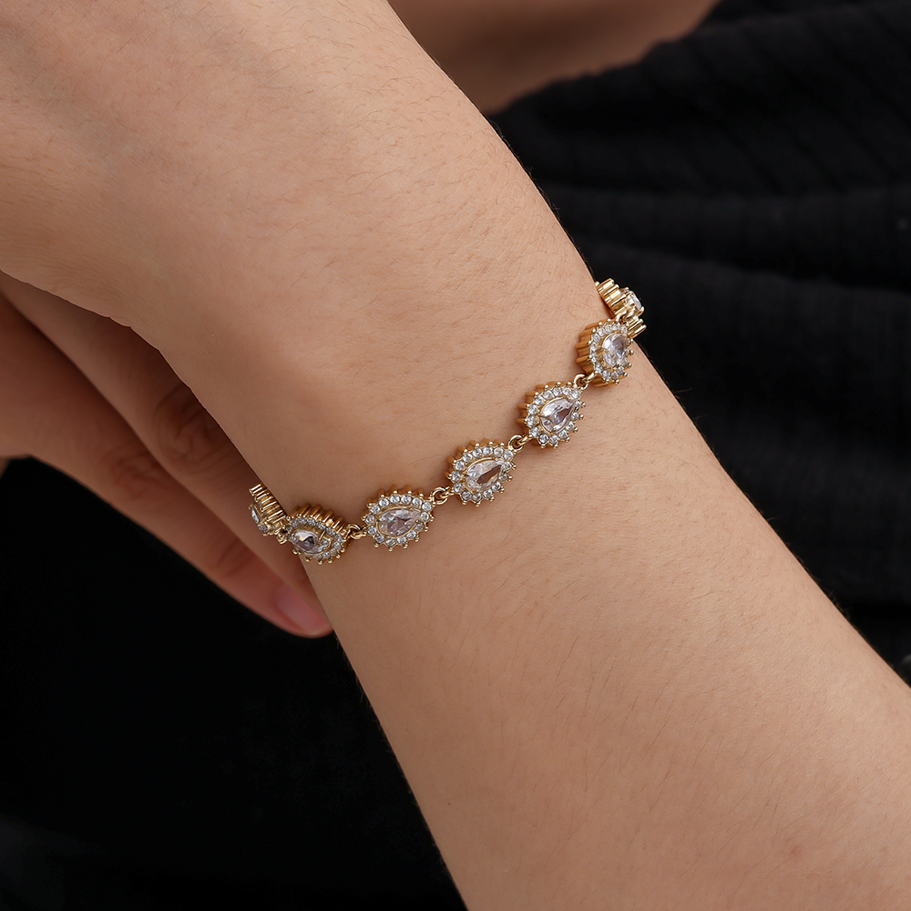 Stainless steel bracelet 17cm Nice Diamond Chain