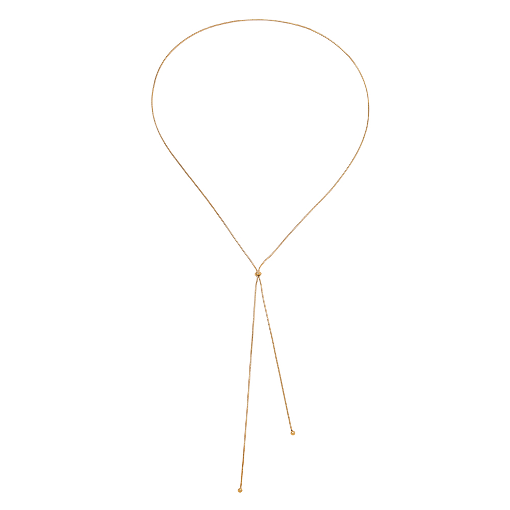 Stainless steel necklace 90cm Adjustable Chain