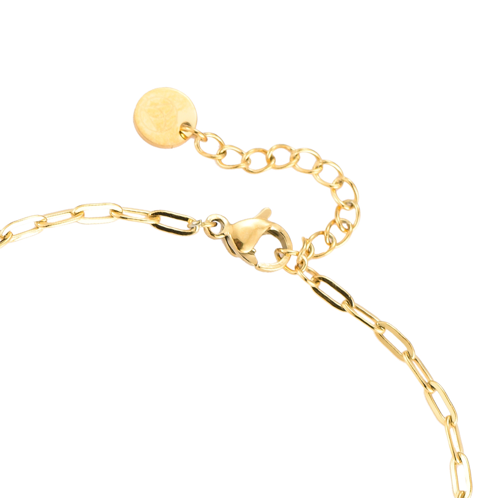 Stainless steel bracelet Elongated Link