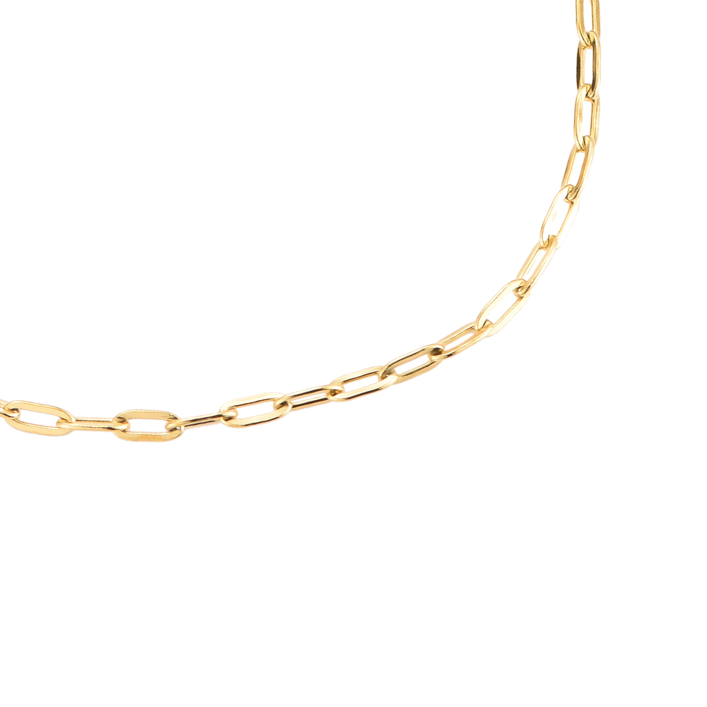 Stainless steel bracelet Elongated Link