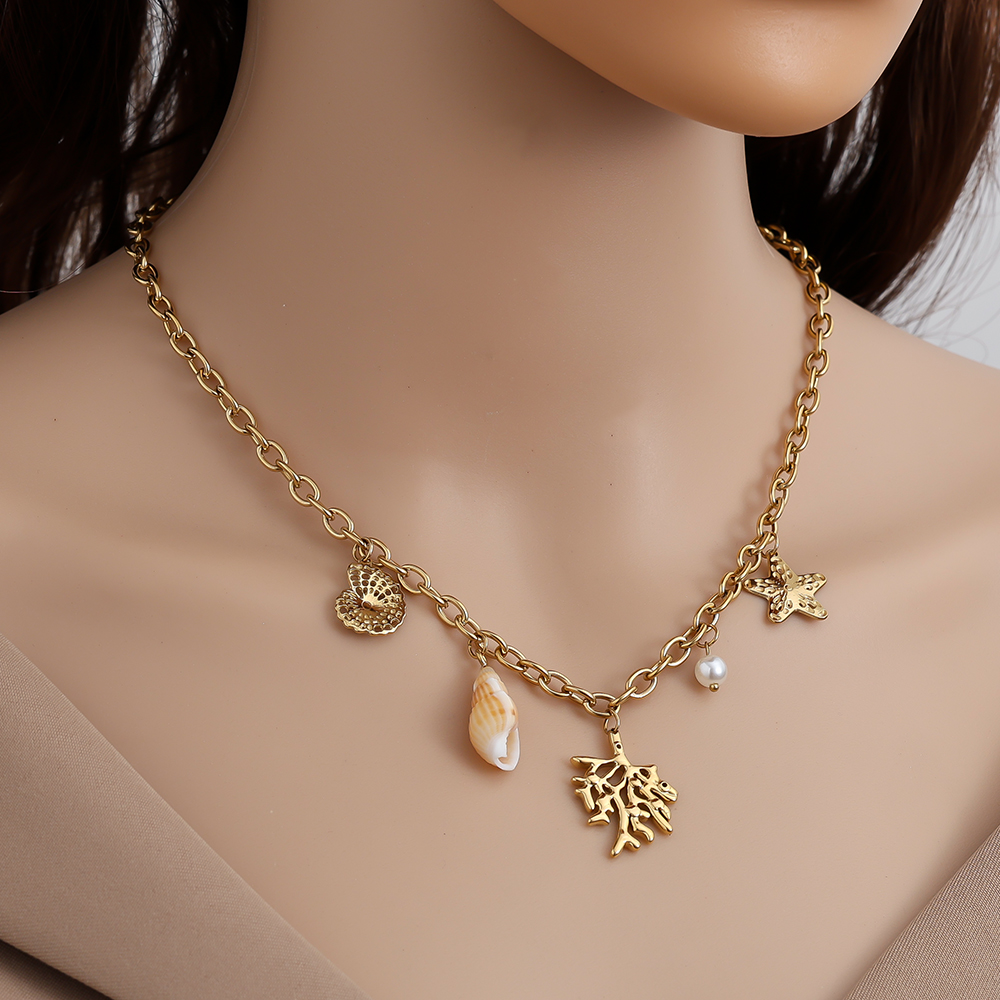 Stainless steel necklace 42cm Ocean Dream