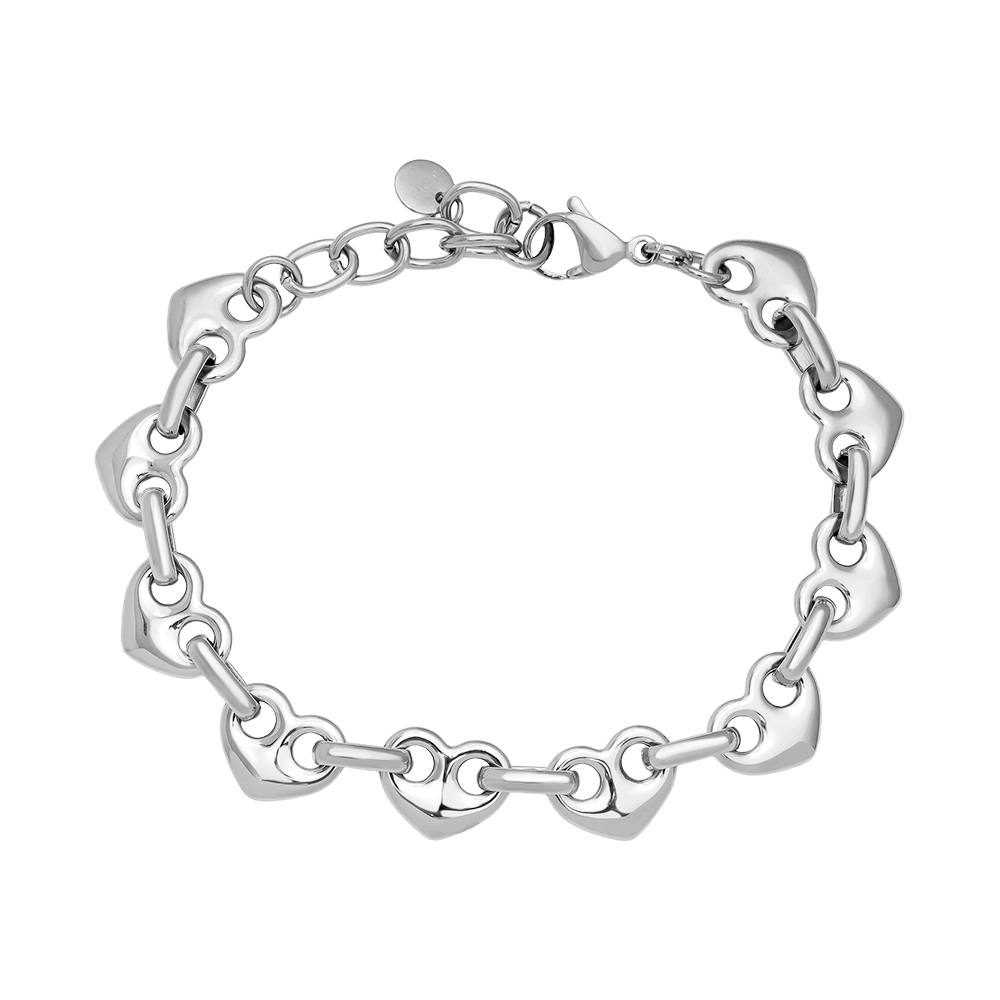 Stainless steel bracelet 17cm Heart Nose Chain