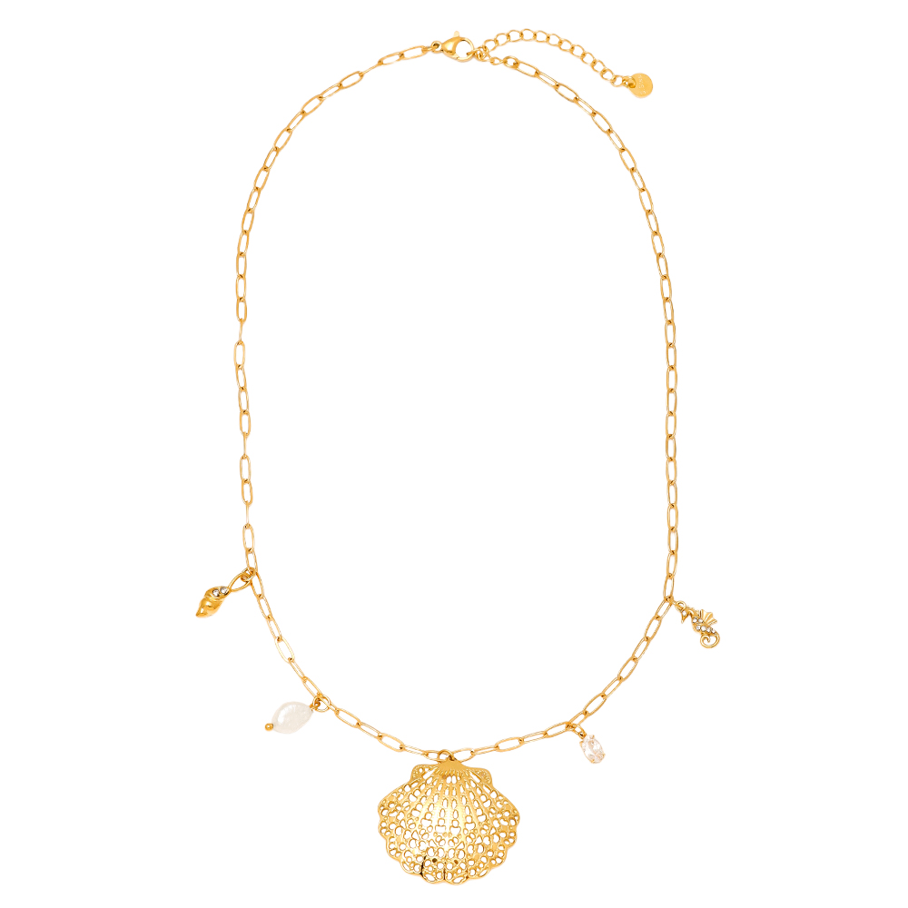 Stainless steel necklace 42cm Ocean And Charms