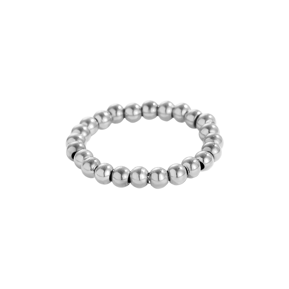 Stainless steel ring 3mm lenses Elastic