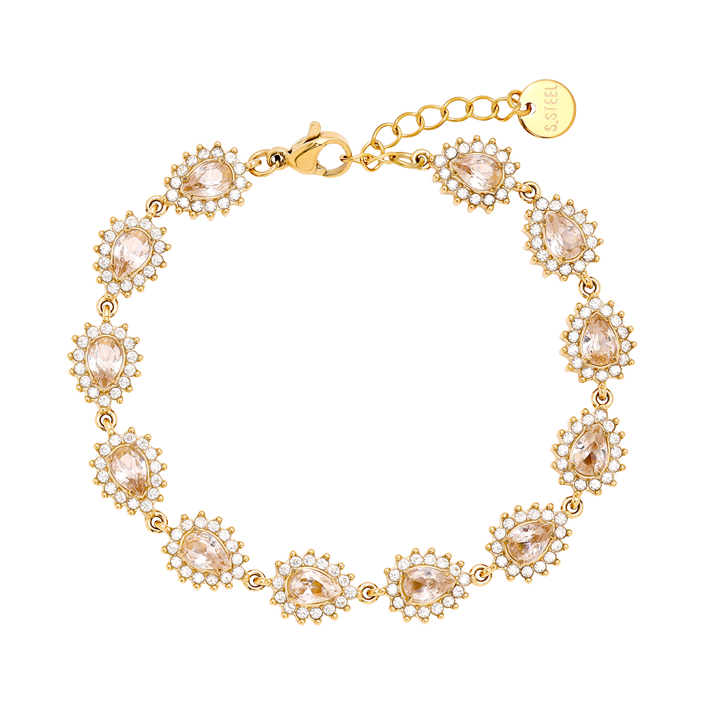 Stainless steel bracelet 17cm Nice Diamond Chain