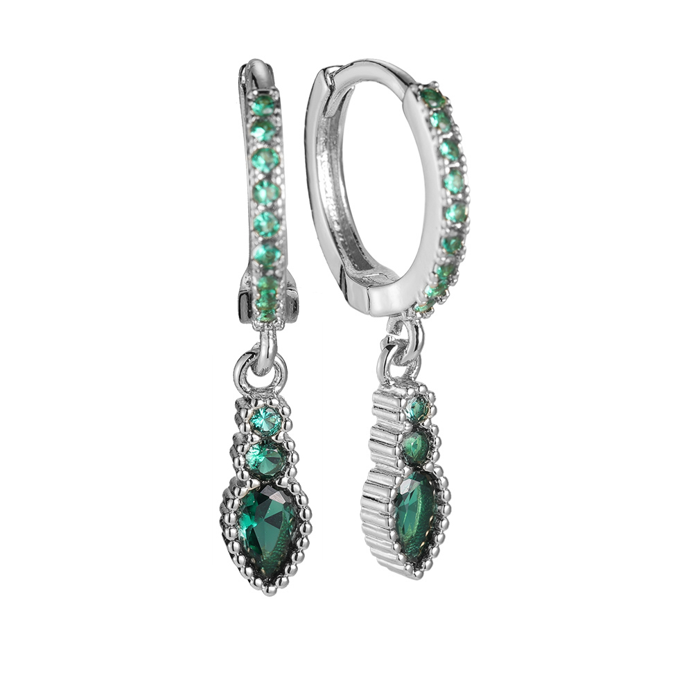 Gold-plated Diamond Lightbulb earrings